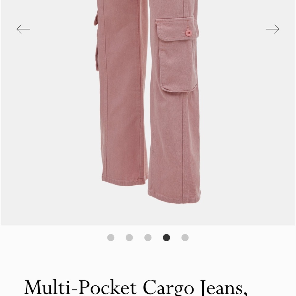 Source Unknown - Pink Cargo Pants - image 5